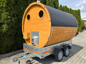 Mobilní sauna s přívěsem 2,5m nová - 3