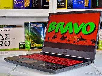 Herní notebook MSI BRAVO | RYZEN 5800H | 144Hz | RX 5500M - 3
