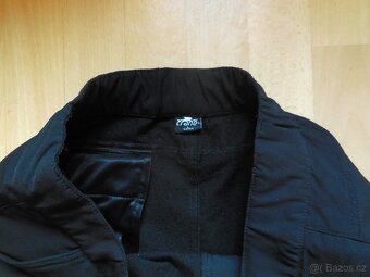 pánské Crane černé kalhoty softshell elast. outdor 36/32 L - 3