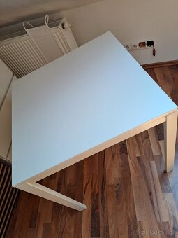 Bílý stůl Melltorp Ikea - 3