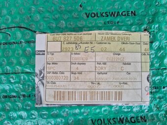 zámek dveří pravý vnitřní Škoda Felicia Pick Up 6U7827506 - 3
