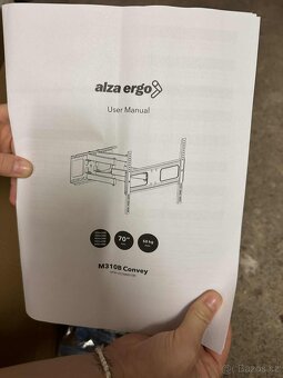 VESA držák na TV AlzaErgo M310B Convey kloubový 37"-70" - 3