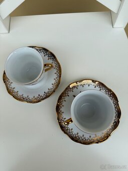 Sada dvou šálků s podšálky - 3