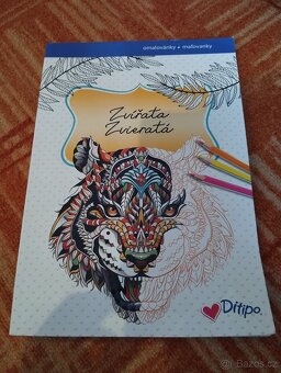 mandaly a omalovánky,nálepky,lapač snů - 3