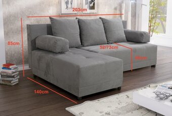 Rozkládací malá sedací souprava - 3