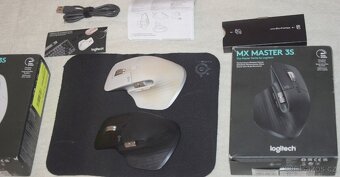 Bezdrát. Logitech MX Master 3/3S 2 kusy+ 2x USB přijímače - 3