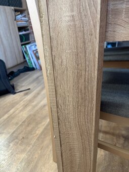 Jídelní stůl dub sonoma 160x80 - 3