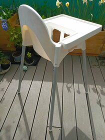 Dětská IKEA vysoká židlička s podnosem - 3