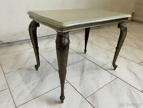 Starožitný mosazný stolek Louis XV. - 3