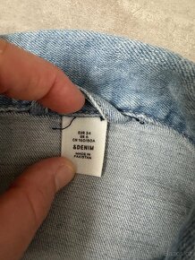 Džínová bundička a šaty H&M vel. Xs - 3