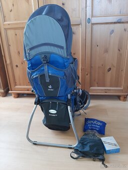 Krosna,nosítko Deuter Comfort II,stříška,pláštěnka,stupačky - 3