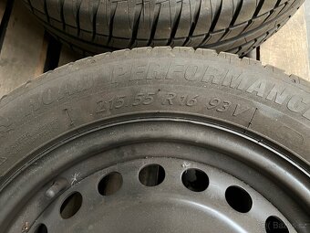 Zánovní letní pneu 215/55 R16, 5x108 ET 50 - 3