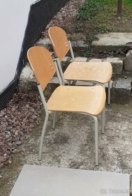 3 ks židle (školní/studentské/jídelní) dospělá vel. - 3