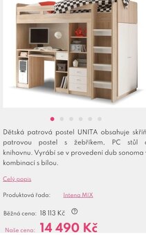 Dětská patrová postel.... - 3