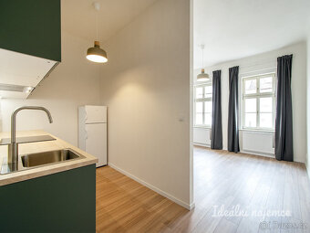 Pronájem bytu 1+kk, Hybešova, Karlín, 19200 Kč/měs, 33 m2 - 3