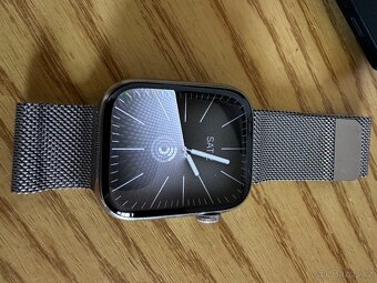 Apple Watch Series 7 45 Cellular Stainless Steel Milanský - 3