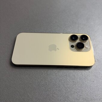 iPhone 14 Pro 256GB gold, pěkný stav, 12 měsíců záruka - 3