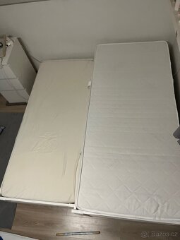 Drevena rozkladaci postel z borovice - 3