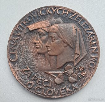 Medaile Vítkovické Železárny Klementa Gottwalda - 3