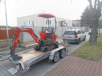 Půjčení minibagru, nakladače a dumperu - 3