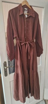 Šaty s dlouhým rukávem z biobavlněného mušelínu - 3