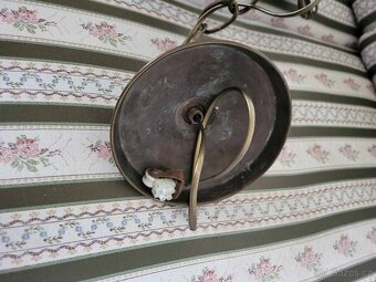 starožitný mosazný lustr - 3