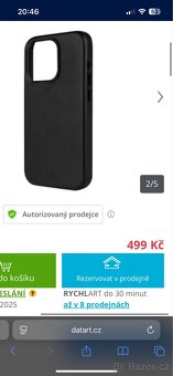 Prodám kožený kryt - iPhone 13 / Pro - 3
