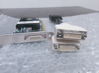 Nvidia NVS 315 1GB + AMD Radeon HD 7450 1GB + DMS-59 redukce - 3