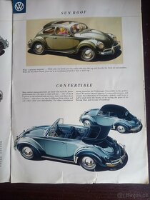 brožura  vw brouk 1955 kafer beetle - 3
