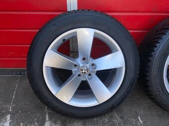 Original 2x ALU kola Škoda RATIKON 17" 7J ET45 + 225/55/R17 - 3