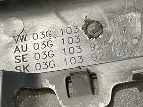 VW kryt motoru TDI - 03G103925 BP/BT/BF/BG - 3