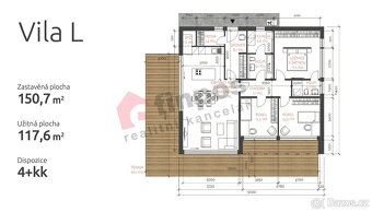 Prodej novostavby 4kk 118 m2 v projektu Residence Benátky - 3