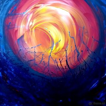 Abstraktní obraz 100x70 - 3