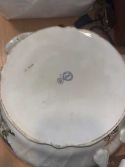 Porcelánová mísa s víkem – Bernadotte, ČSR - 3