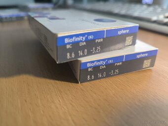 Cooper Vision Biofinity -3.0 a -3.25, 6ks/bal - 3
