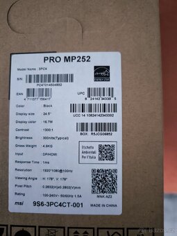 MSI MP252 pro prakticky novy - 3
