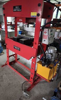 Lis 100 tun rovnací dílenský Rottek s pohyblivým pístem - 3