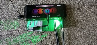 Led stojací lampa, svetlo zelený, oranžový, červený - 3