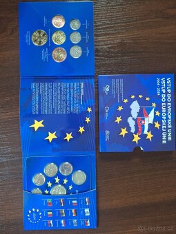SADA OBĚŽNÝCH MINCÍ 2024 VSTUP ČR a SR do EU stand - 3
