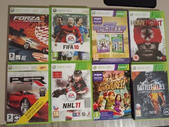 Xbox 360 - 250GB, Kinect, 2 ovladače, 8 her - 3