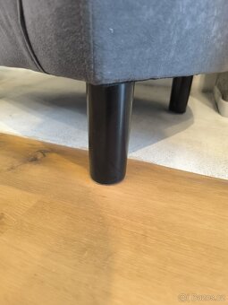 Klubové křeslo - šedé - 3