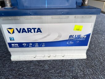 Nová autobaterie VARTA EFB 12V, 70Ah, 760A - 3