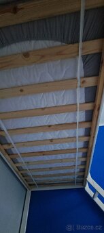 Postel dvoupatrová bílá - masiv - 3