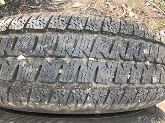 Plechové disky 14” 4x100 a zimní pneu 175/65/R14C - 3