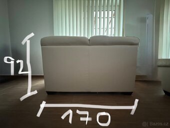 Kožená sedací souprava 3+2 - 3