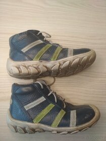 Dětské kotníkové kožené boty - velikost 26 - 3