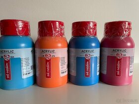 Akrylove kvalitni barvy nove 7x 750ml - 3