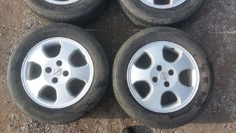 Opel alu ET 49 4x100 R15 sada ALU - pěkné zachovalé OK - 3