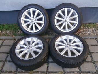 ALU KOLA 5 X 112 205 55 16 VW PASSAT ORIGINÁL - 3