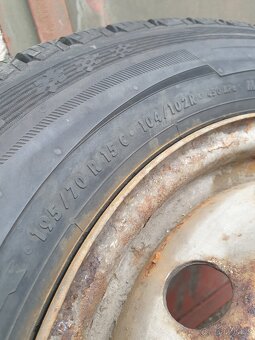 Zimní sada Matador 195/70 R15C 5x118 - 3